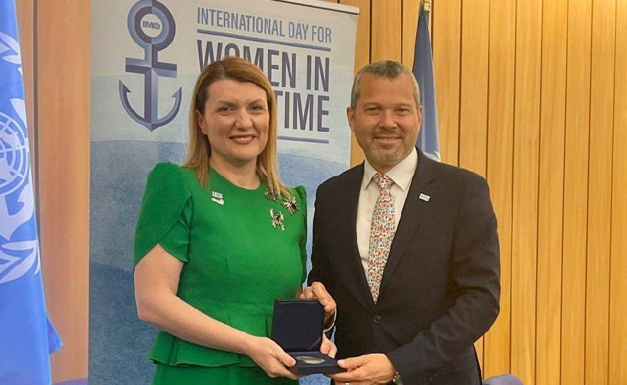 Despina Panayiotou Theodosiou honoured with first ever IMO Gender Equality Award